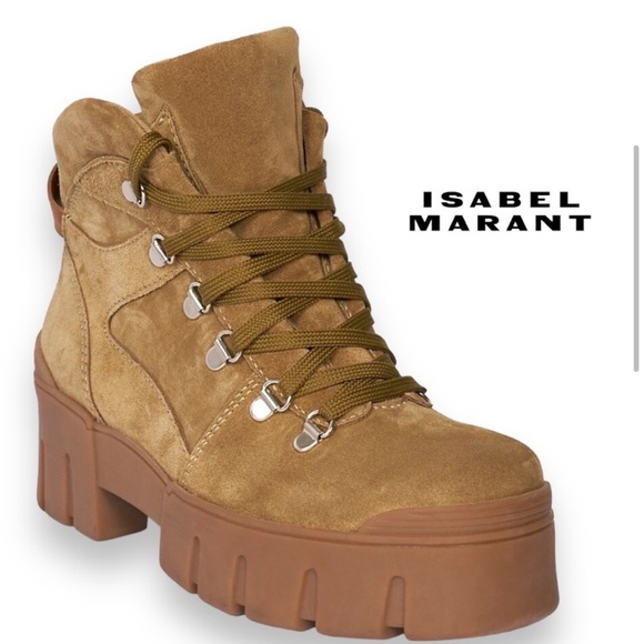 Isabel Marant Mealie Suede Hiker Boot - Picture 6 of 16